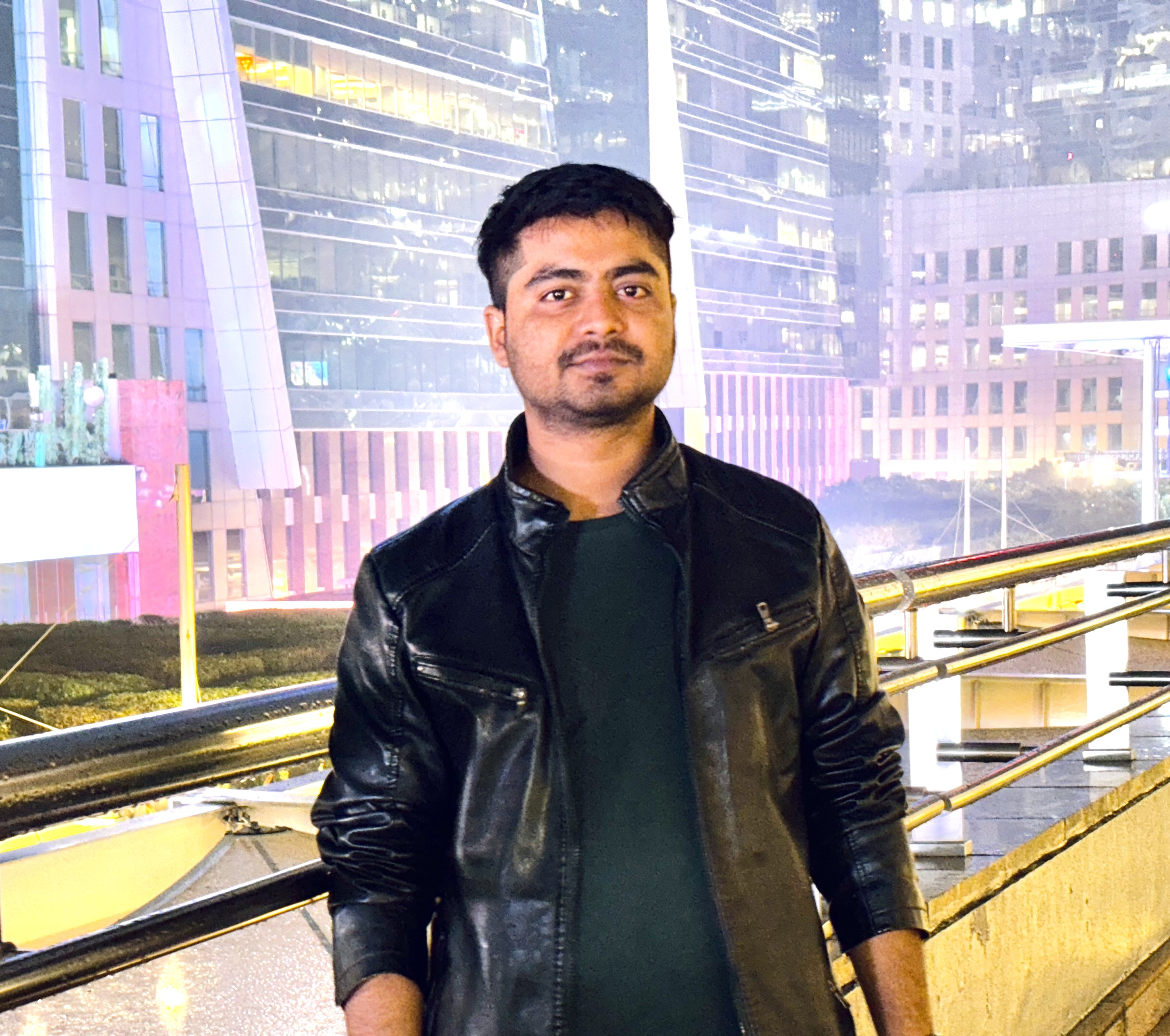 Sumit Jha with startup team