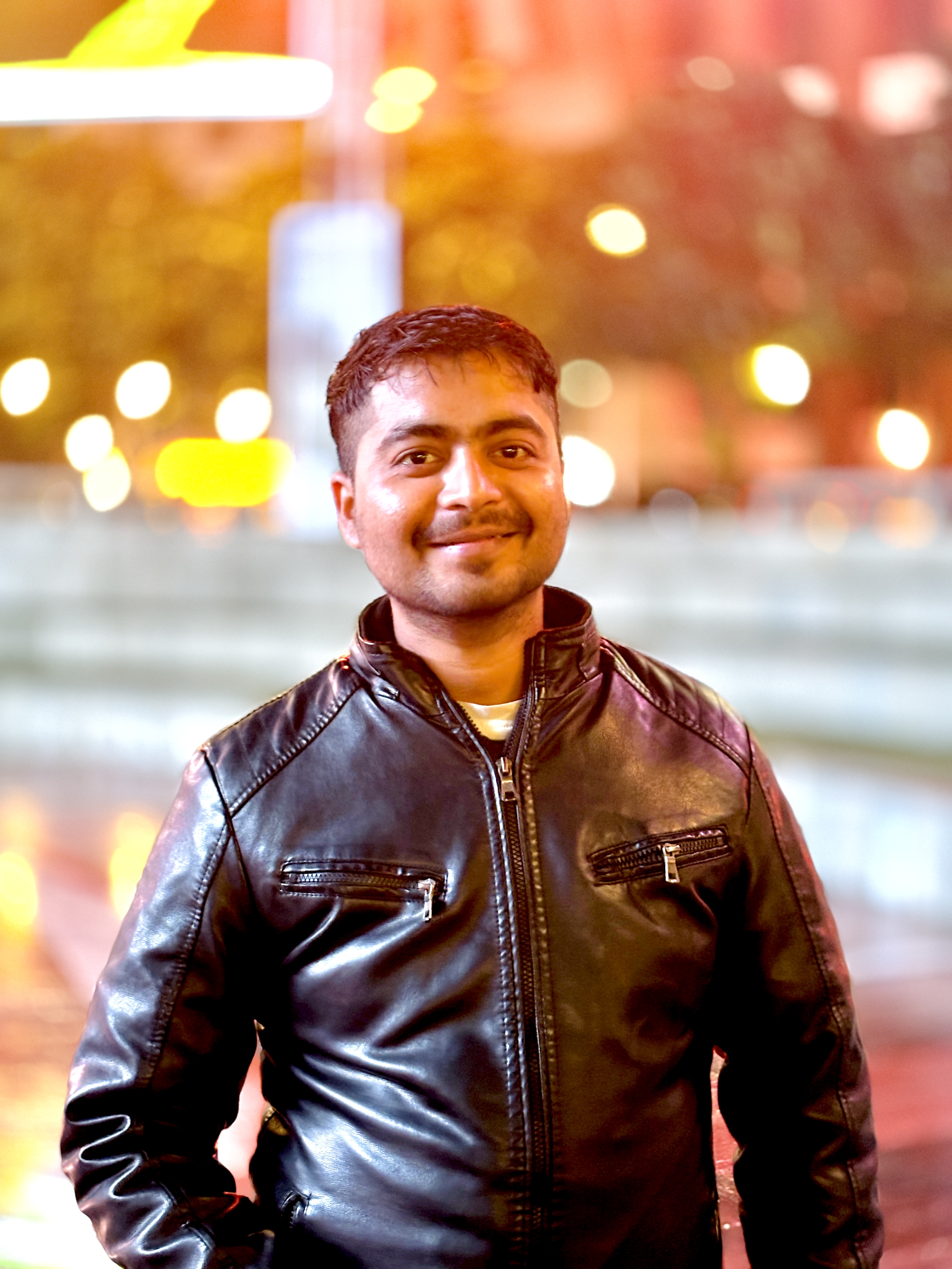 Sumit Jha receiving award